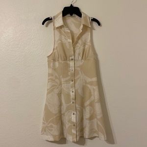 high neck hawaiian Urban Outfitters dress